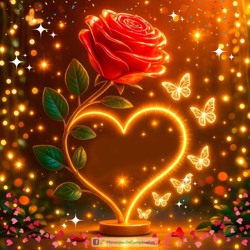 Corazón y Rosa