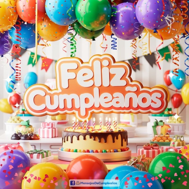 Fiesta y Torta de Cumpleaños