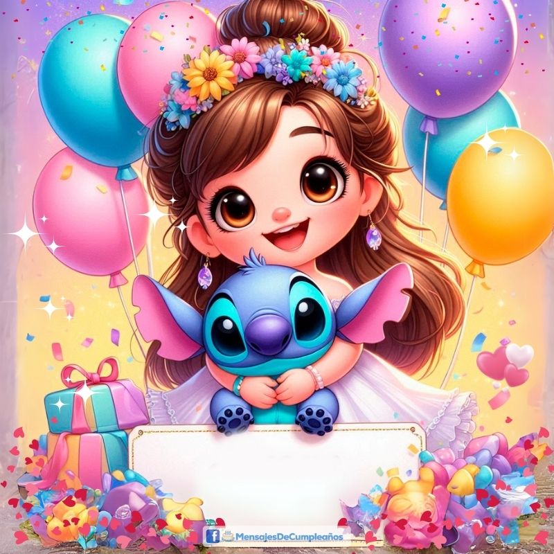 Muñeca Kwaii y Stitch