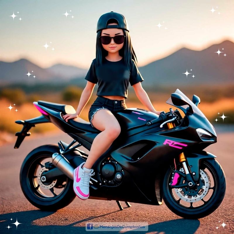 Muñeca Biker