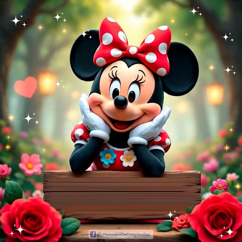 Minnie y Rosas