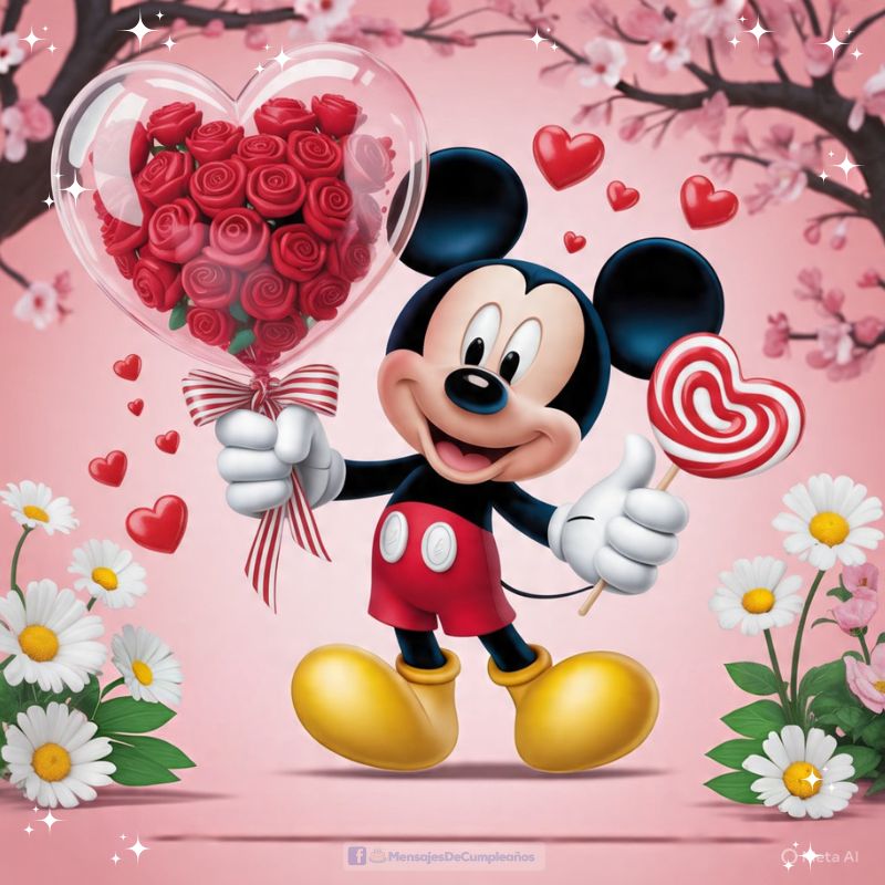Mickey y Rosas