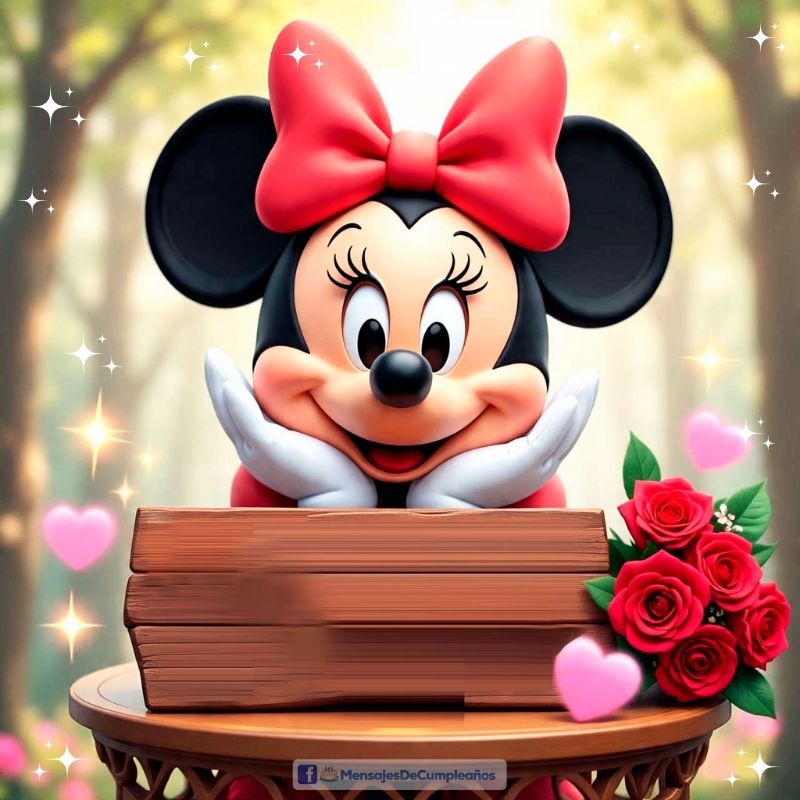 Minnie y Rosas