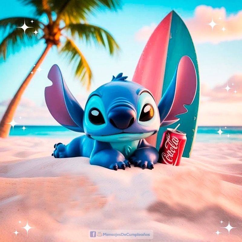 Stitch en la Playa