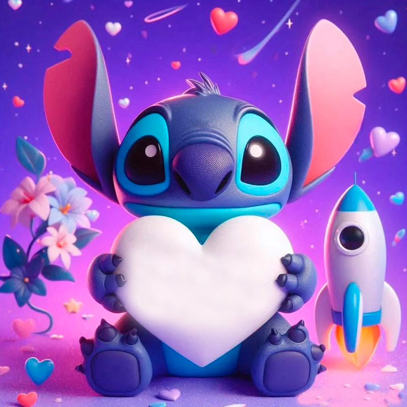 Stitch y Corazón