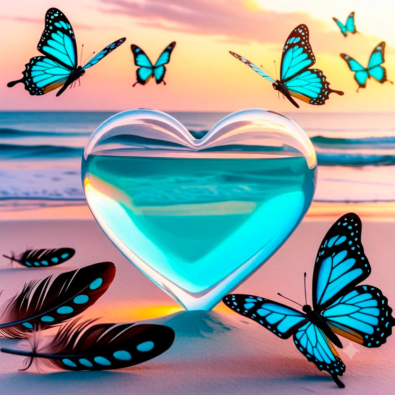 Corazón y Mariposas