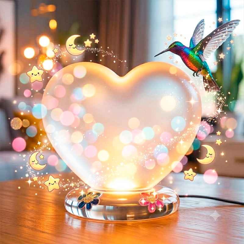 Corazón y Colibrí