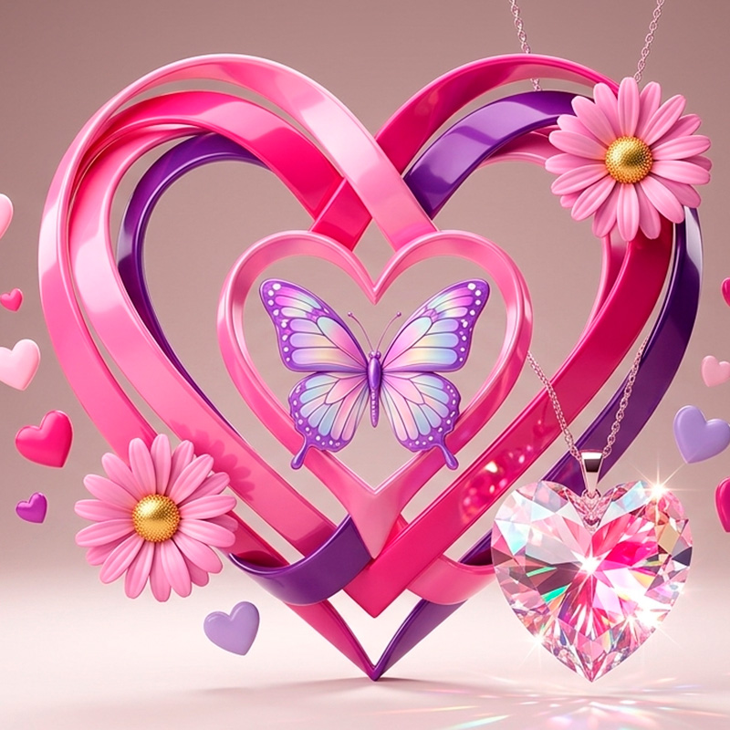 Corazón y Mariposas
