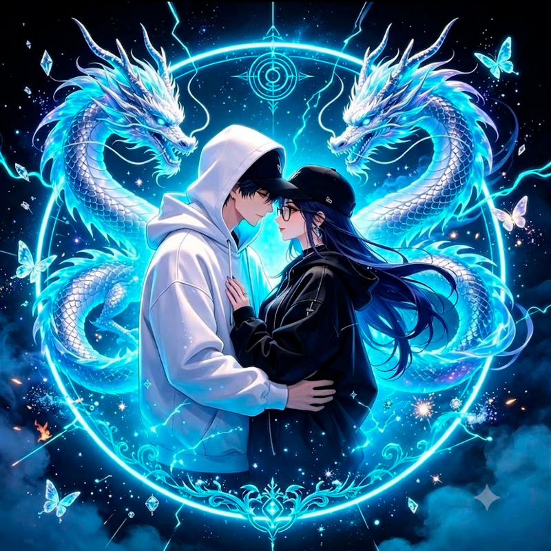 Pareja Arte Asiático