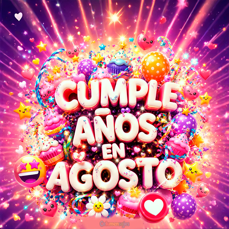 Cumpleaños Agosto