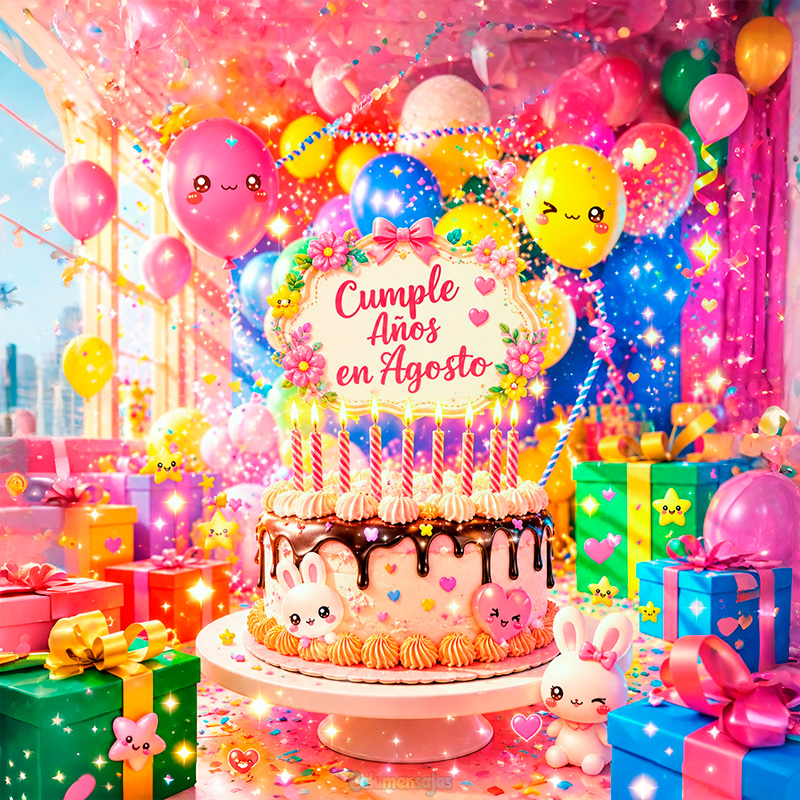 Cumpleaños Agosto