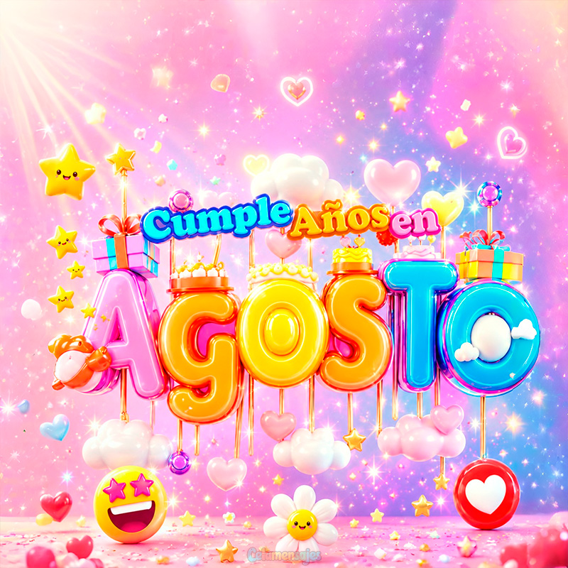 Cumpleaños Agosto