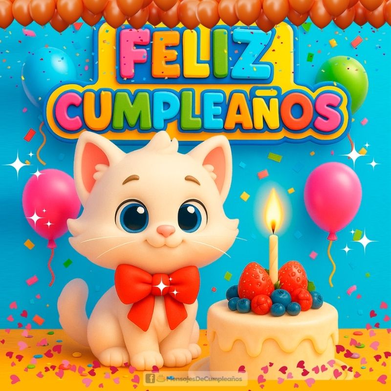 Feliz Cumpleaños Gatito