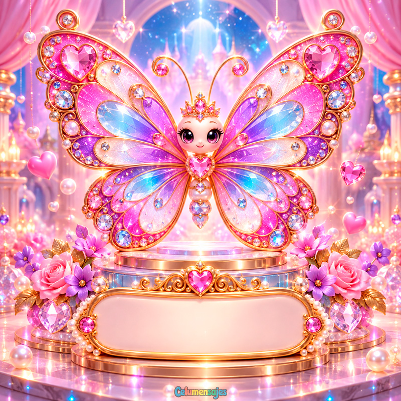 Mariposa Mágica de Cristal en Palacio Real