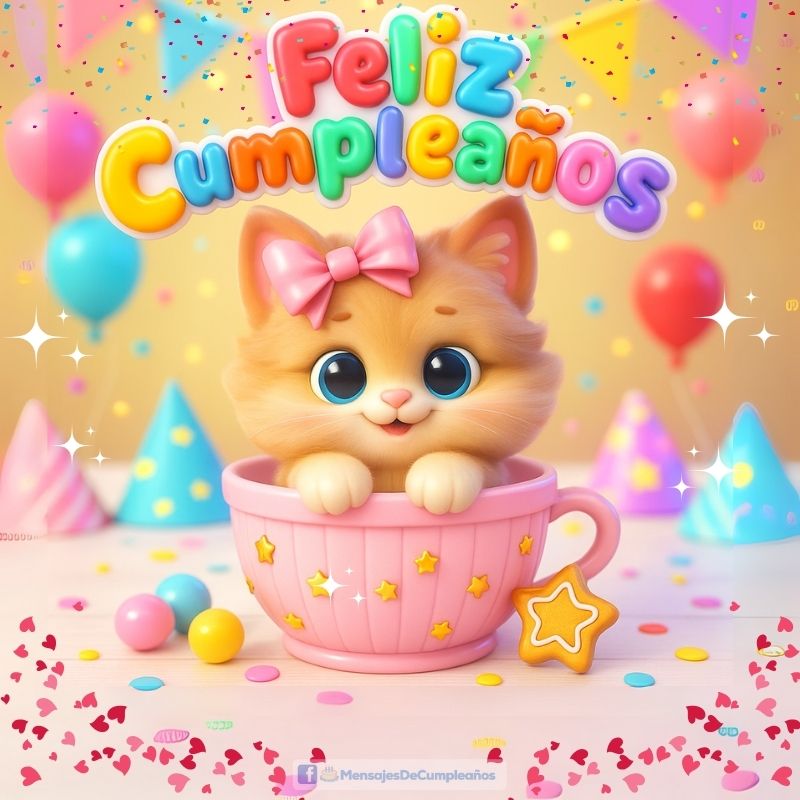 Cumpleaños Gatos