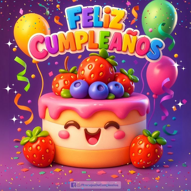 Torta de Cumpleaños y fiesta