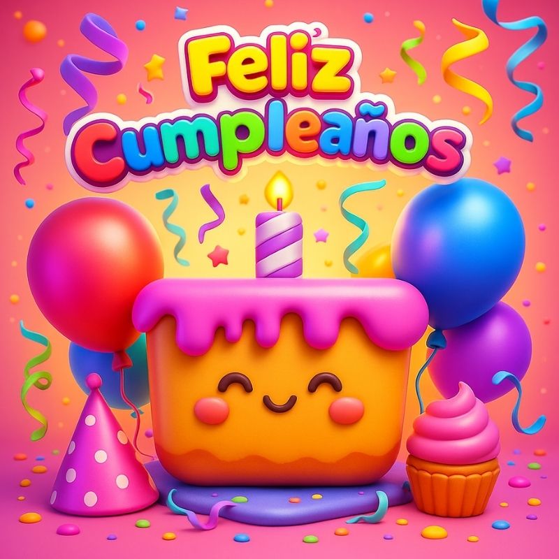 Torta de Cumpleaños y fiesta