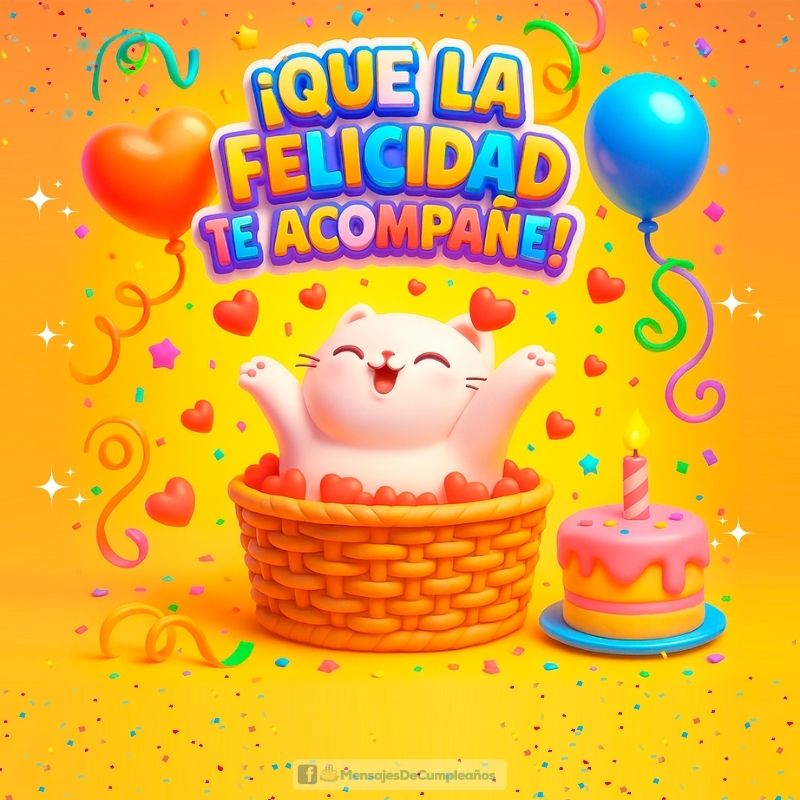 Gatitos de Cumpleaños