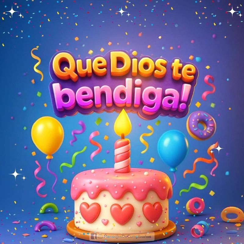 Torta Kawaii de Cumpleaños