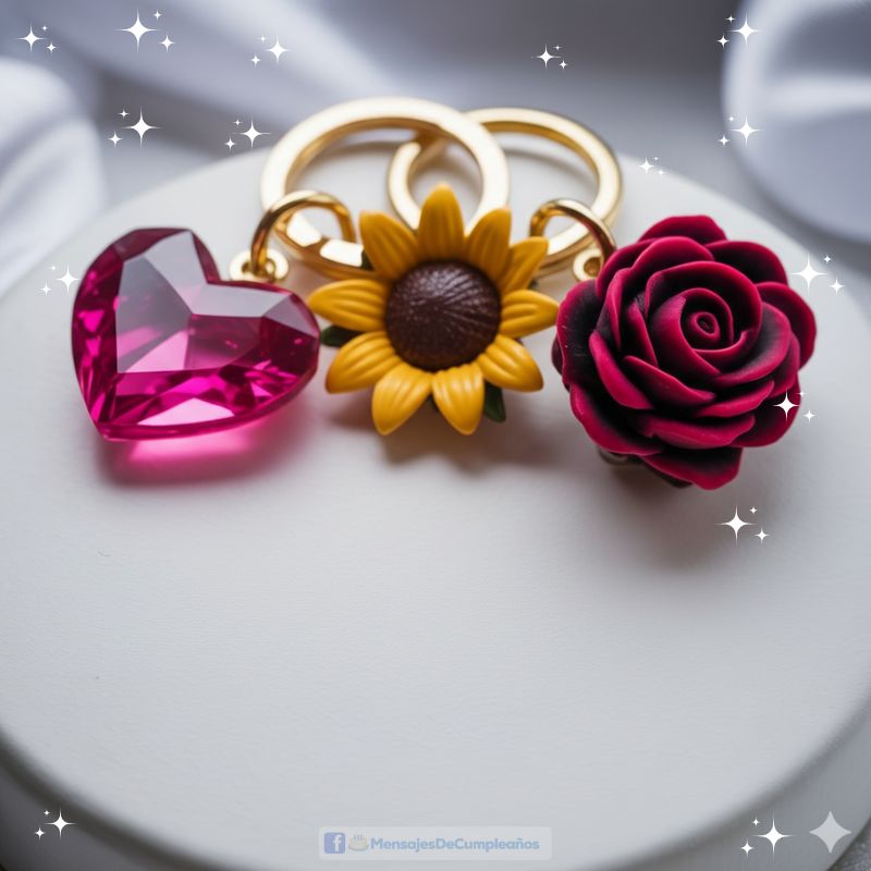 Rosa Girasol y Corazón